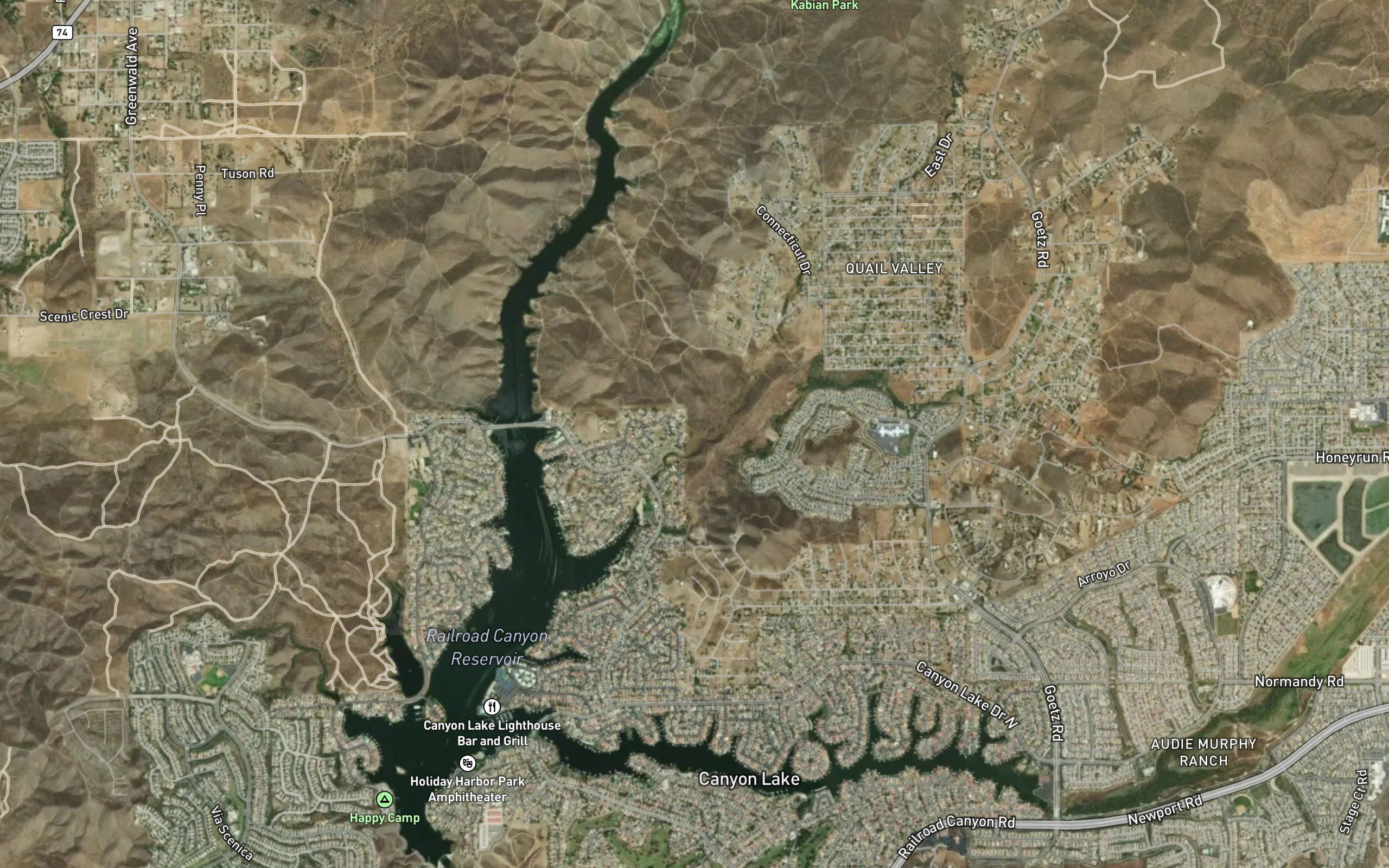 Railroad Canyon Reservoir