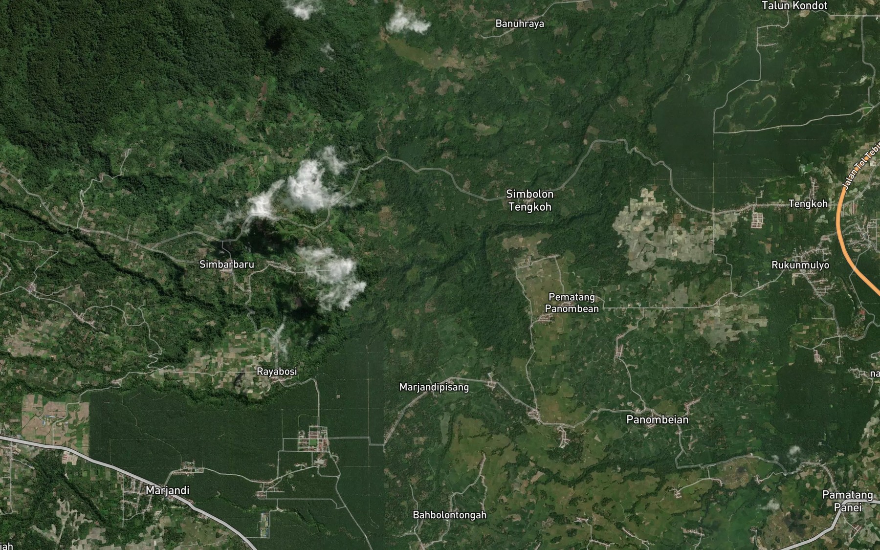 Satellite map of the Bah Kuwo