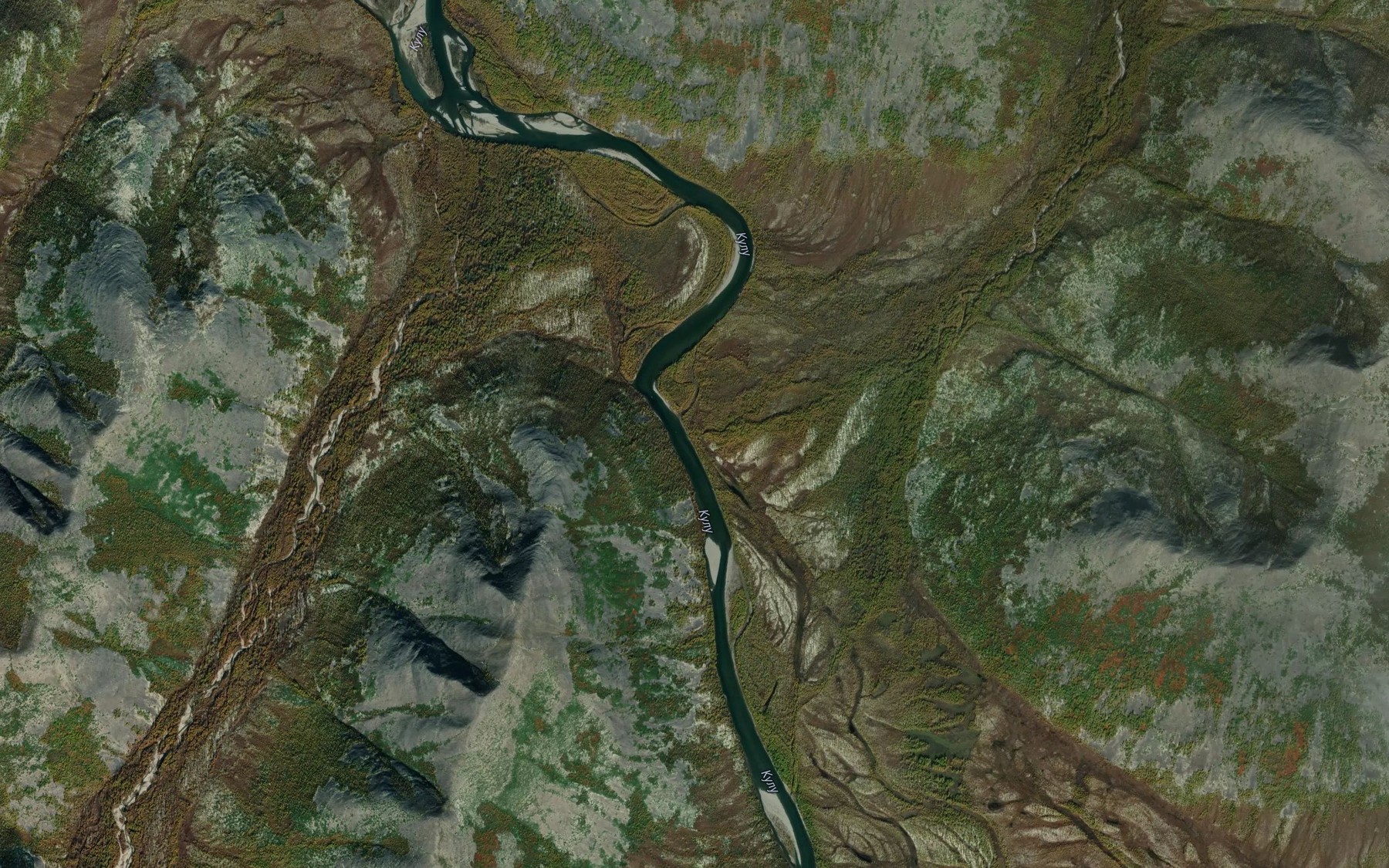 Satellite map of the Troynoy
