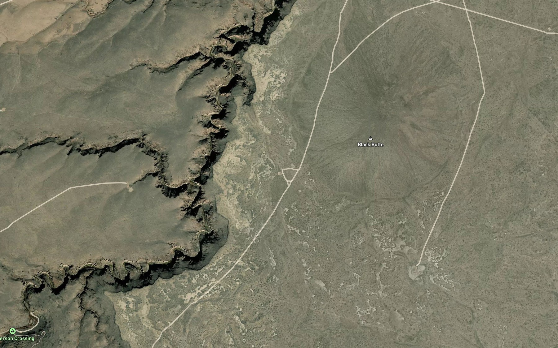 Satellite map of the West Side Reservoir