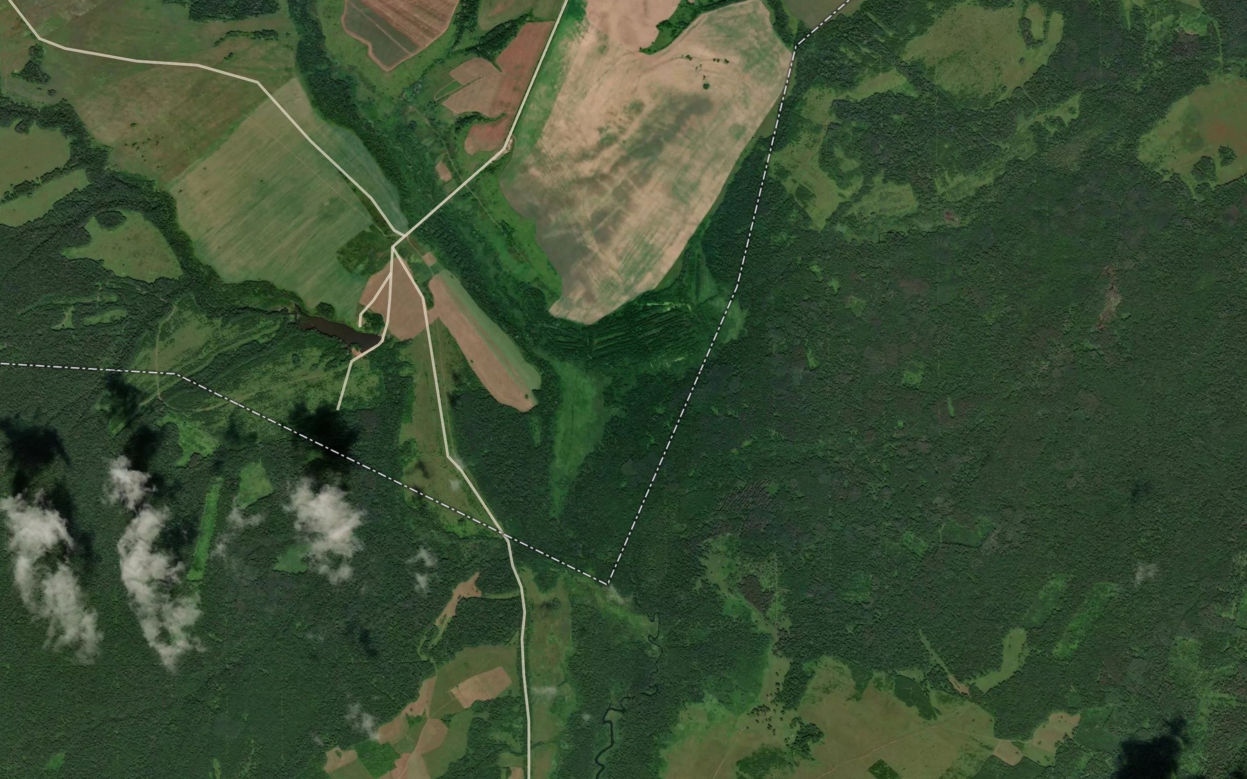 Satellite map of the Bol'shoy Yesaul