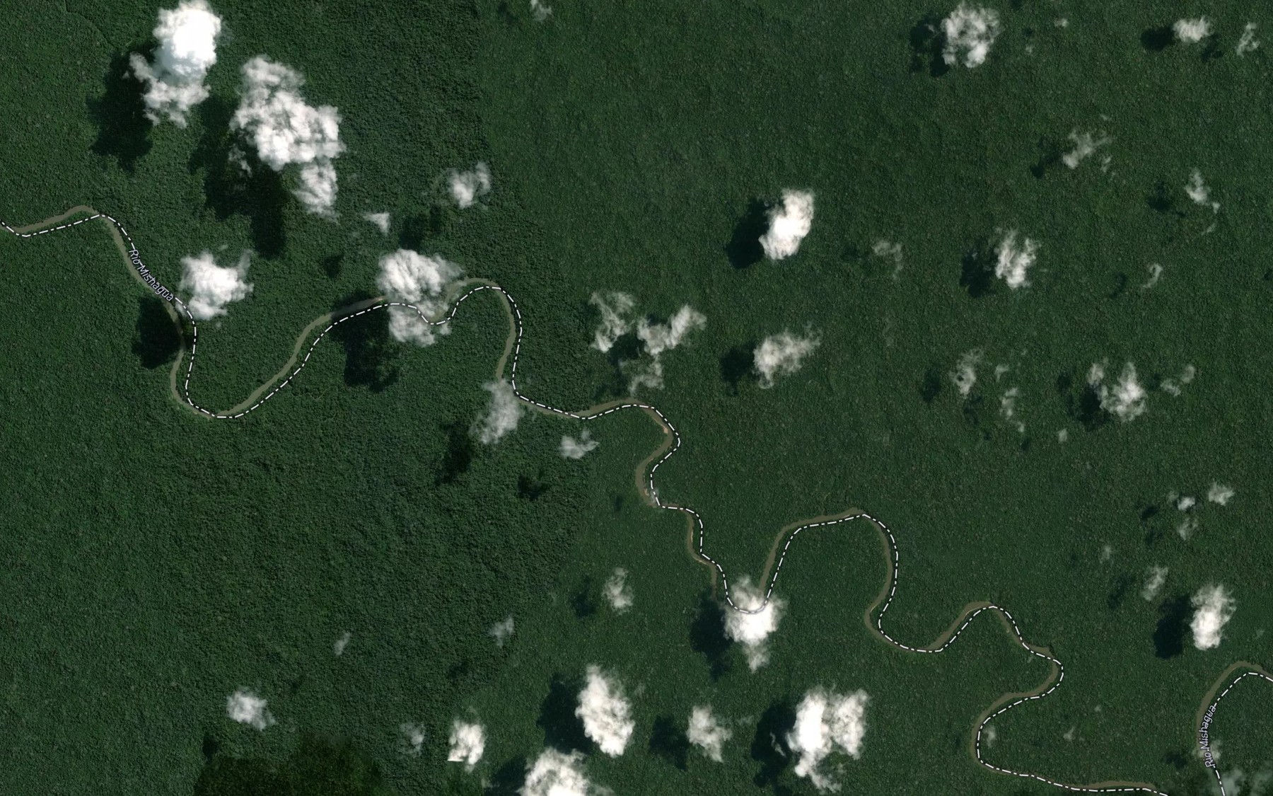 Satellite map of the Quebrada Oje