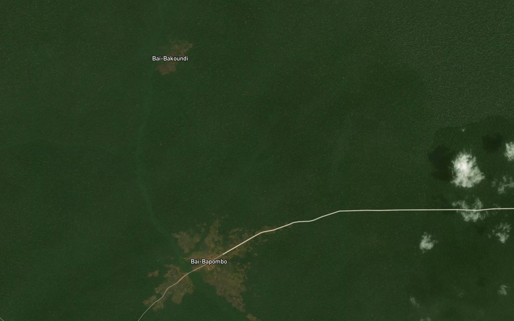 Satellite map of the Balondo