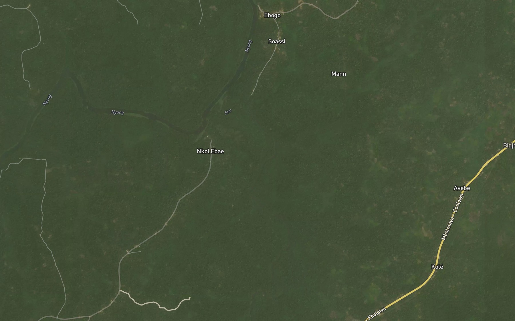 Satellite map of the Bikoma