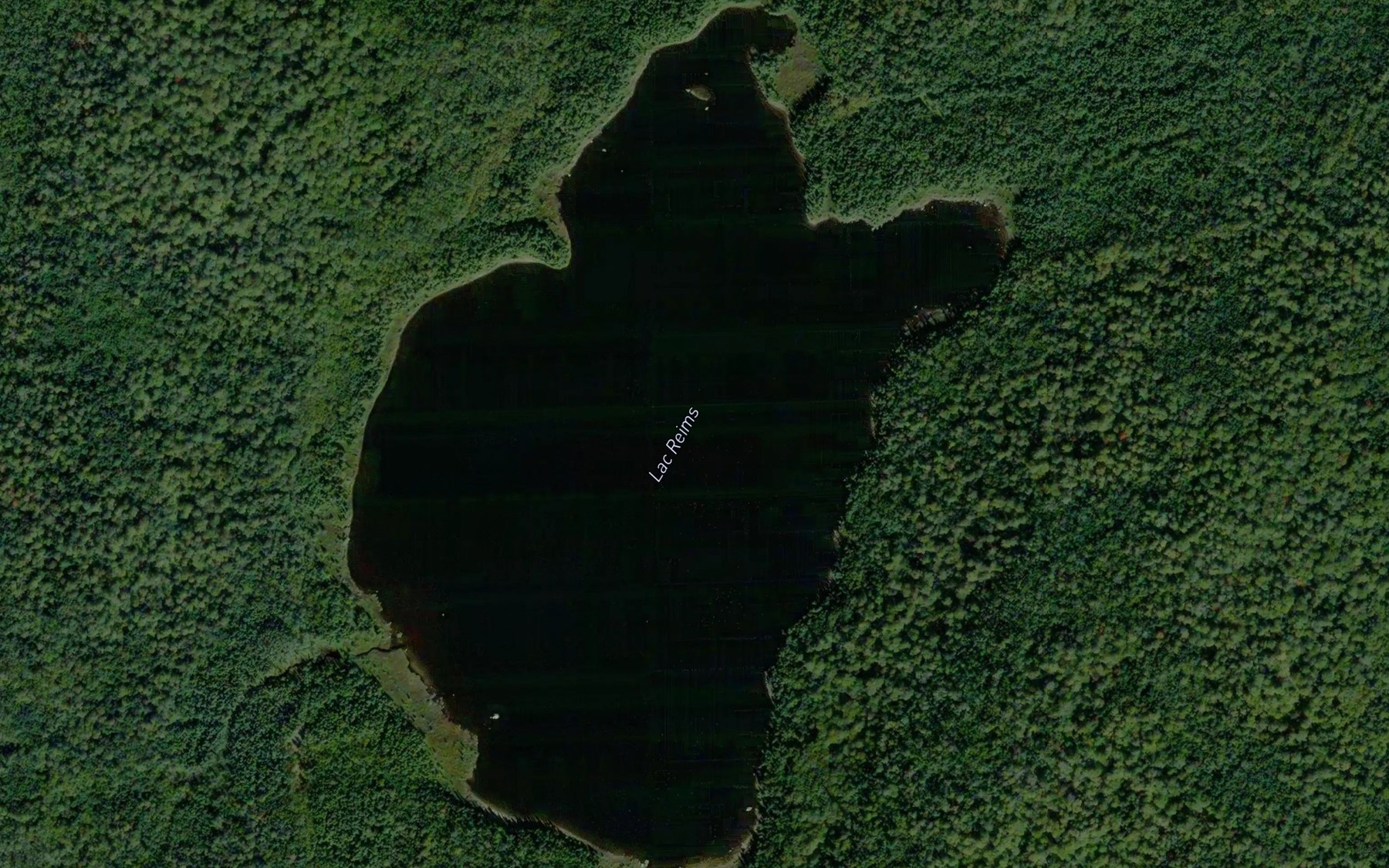 Satellite map of the Lac Reims