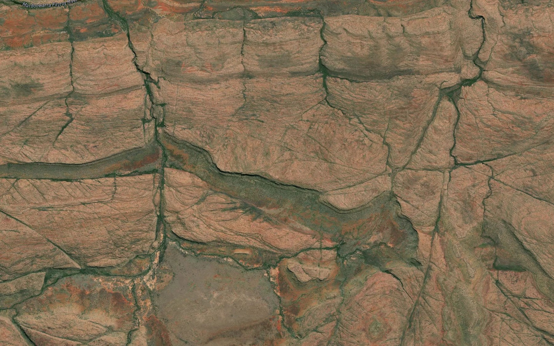 Satellite map of the Palm Spring