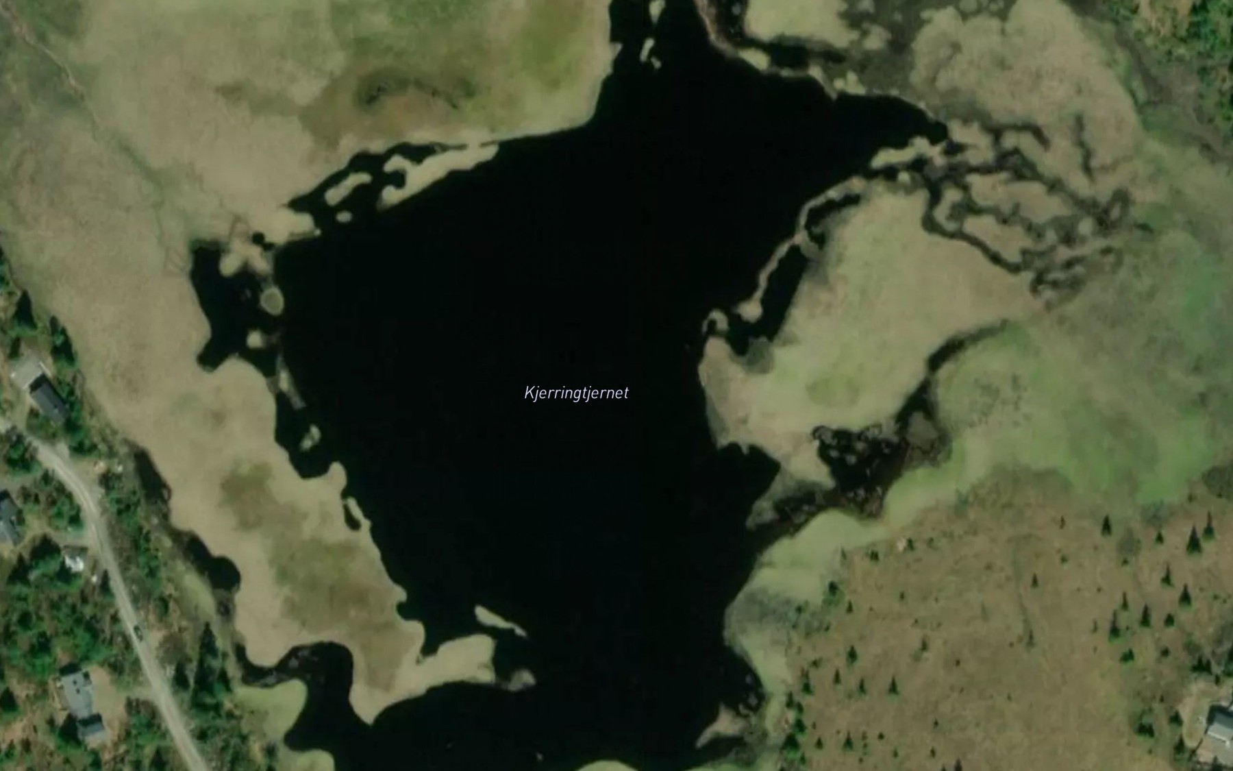 Satellite map of the Kjerringtjernet