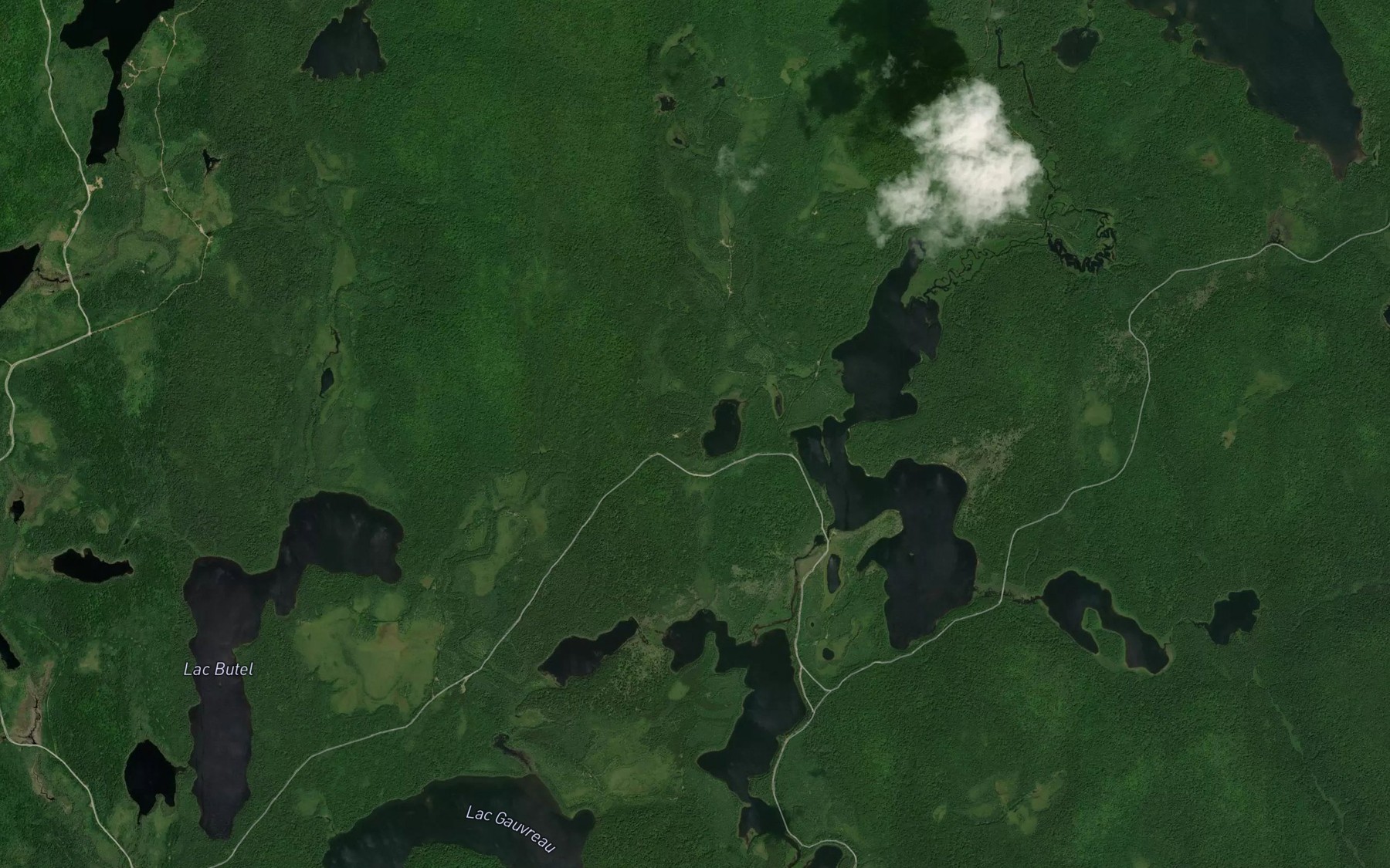 Satellite map of the Lac des Calculs de l'Orage