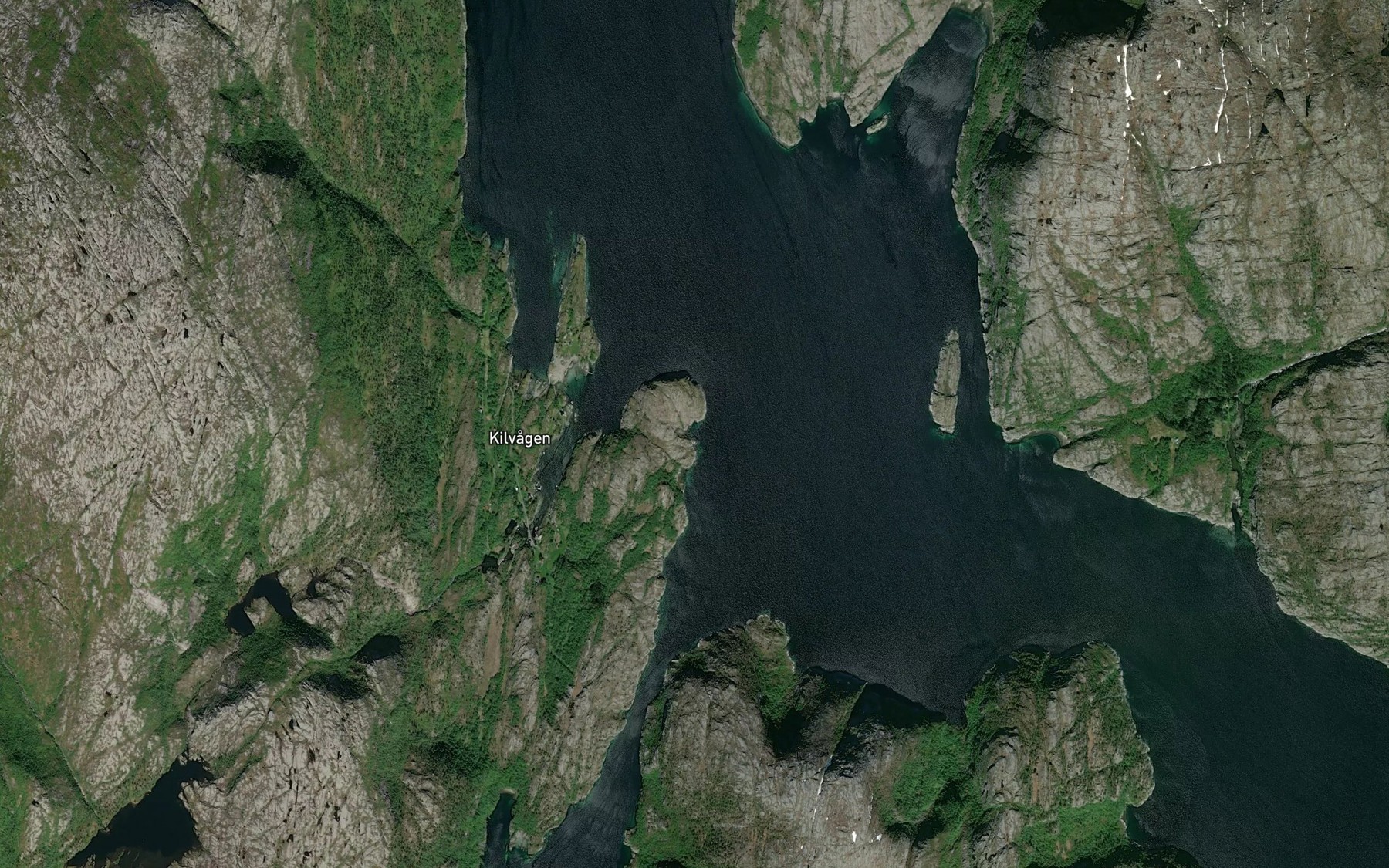 Satellite map of the Klubbvika
