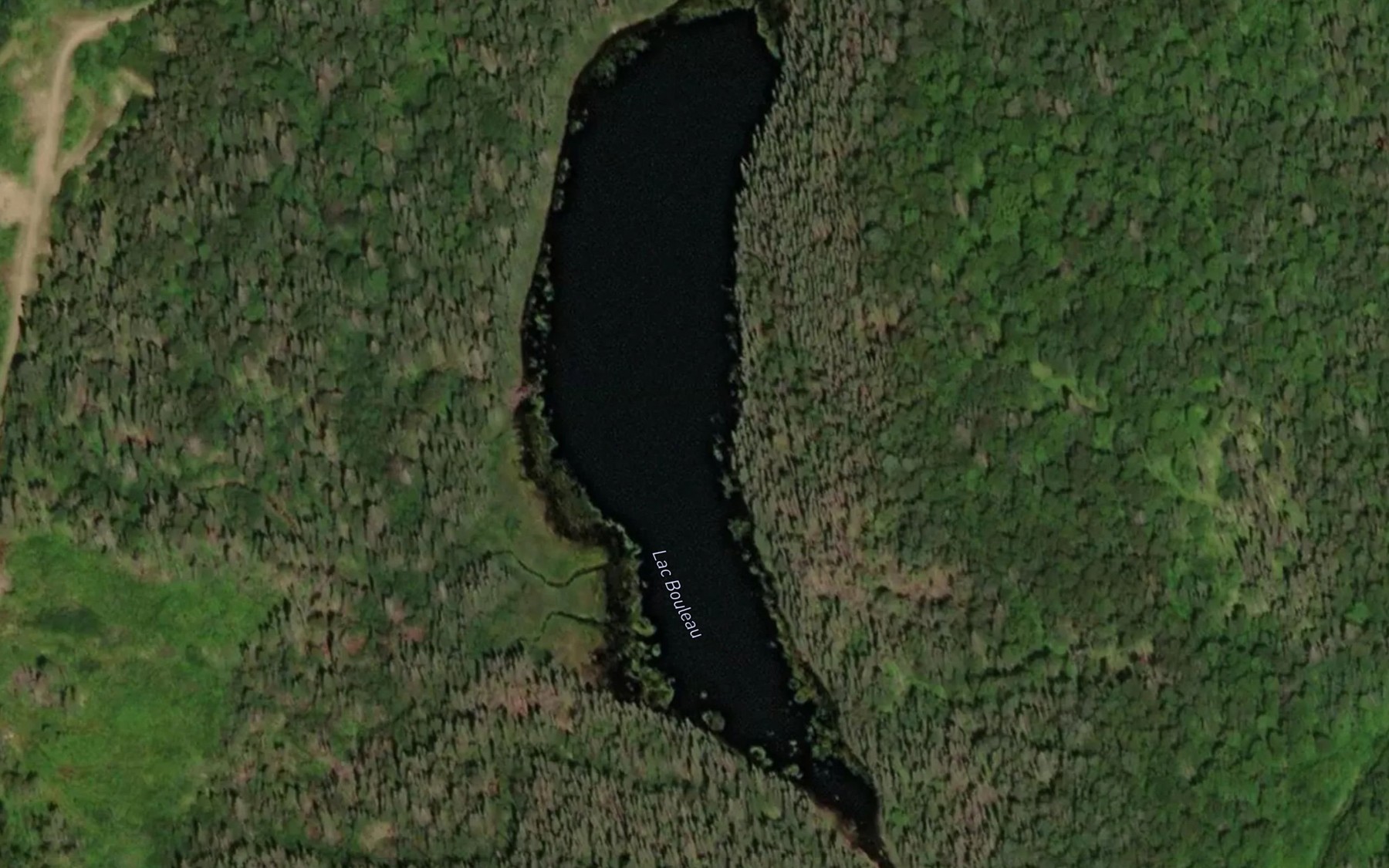 Satellite map of the Lac Bouleau