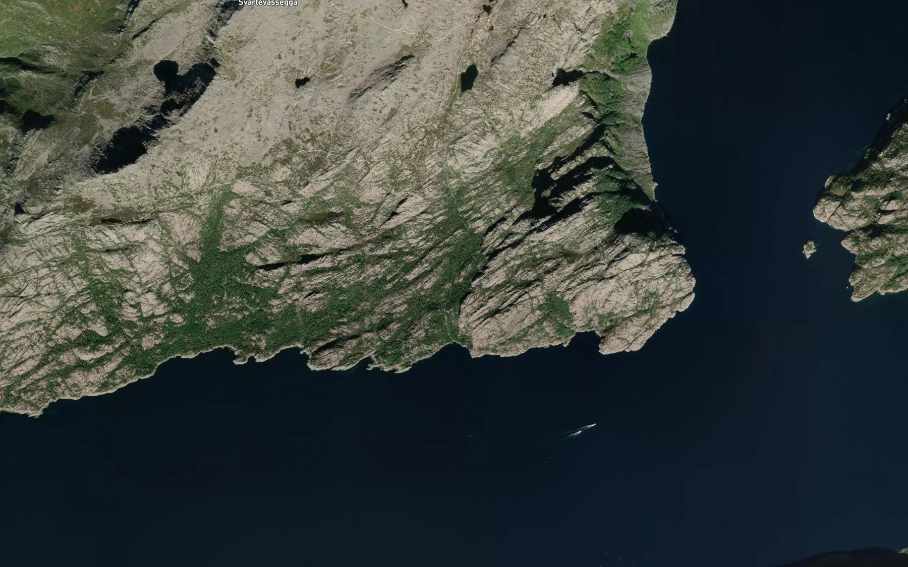 Satellite map of the Olkona