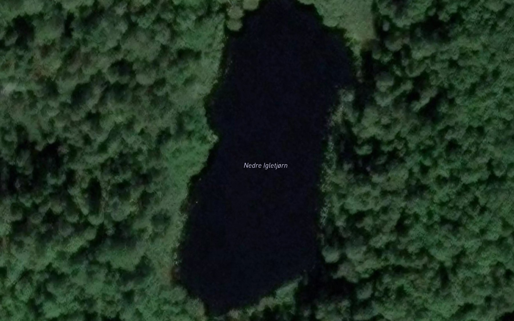 Satellite map of the Igletjorn,nedre