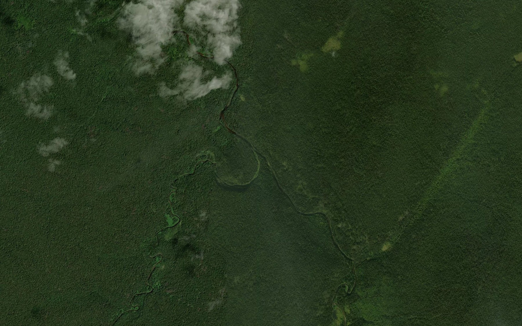 Satellite map of the Lunvozh