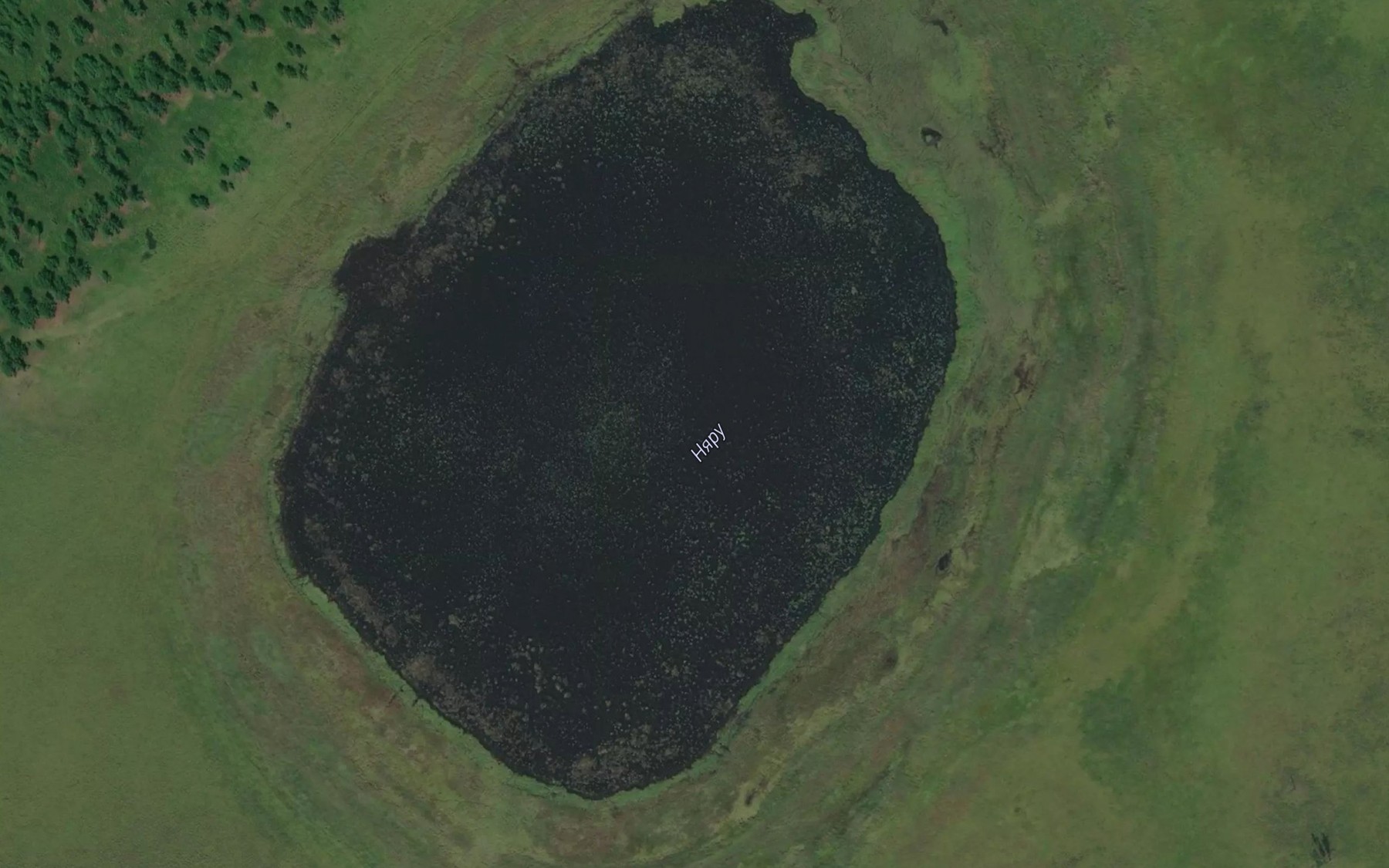 Satellite map of the Ozero Nyaru
