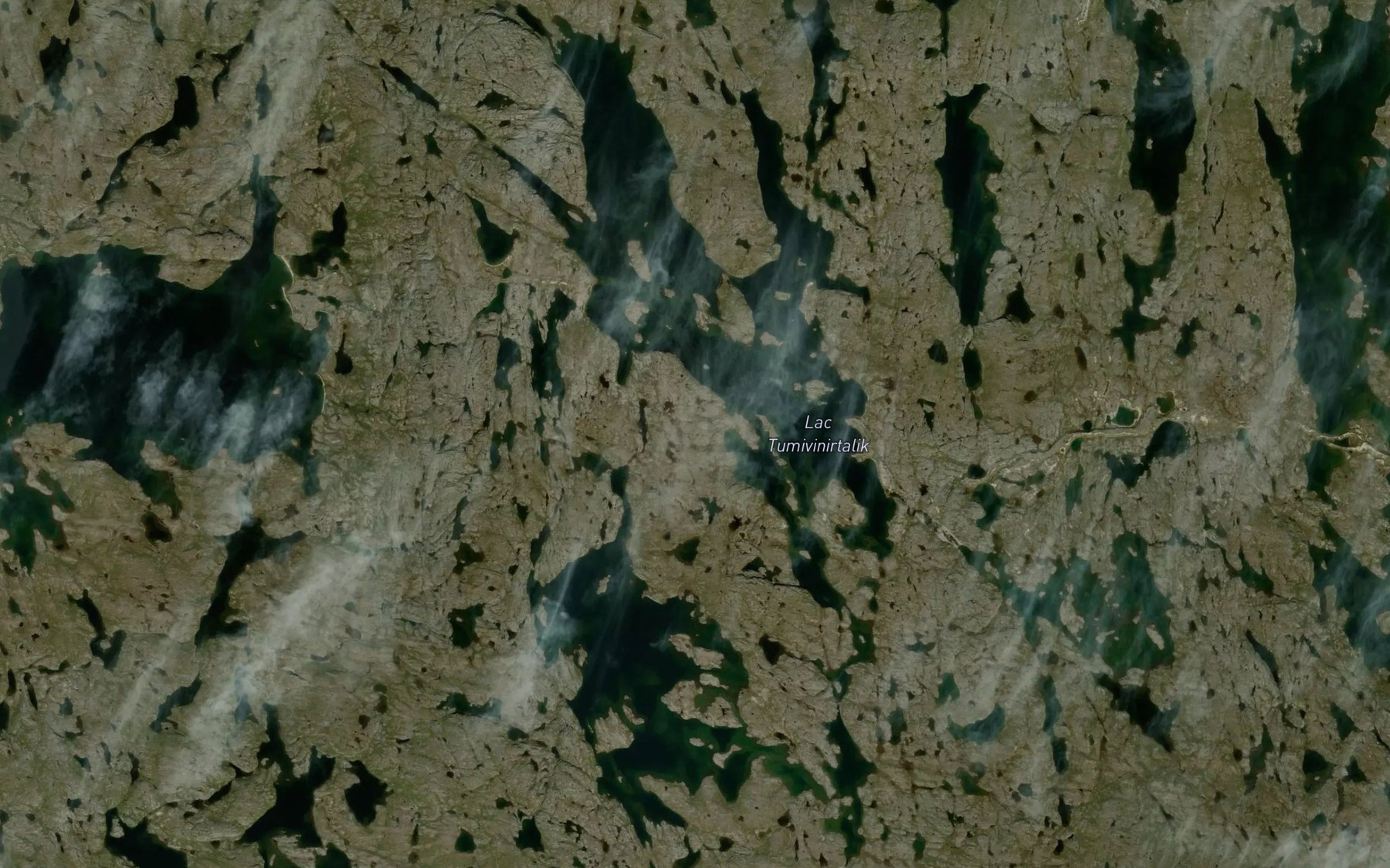 Satellite map of the Lac Tumivinirtalik