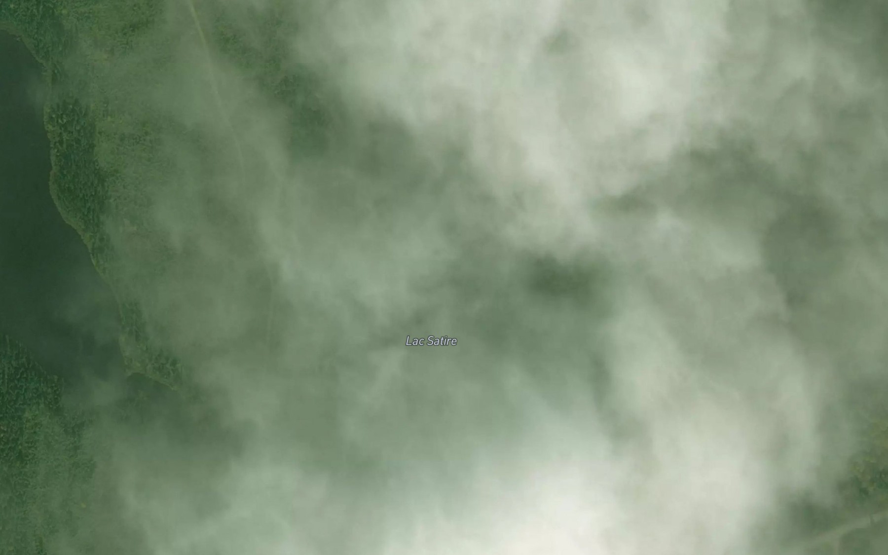 Satellite map of the Lac Satire