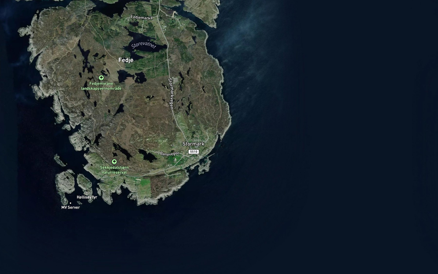 Satellite map of the Morteviki