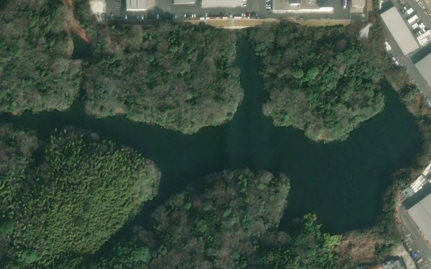 Satellite map of the Namae Ike