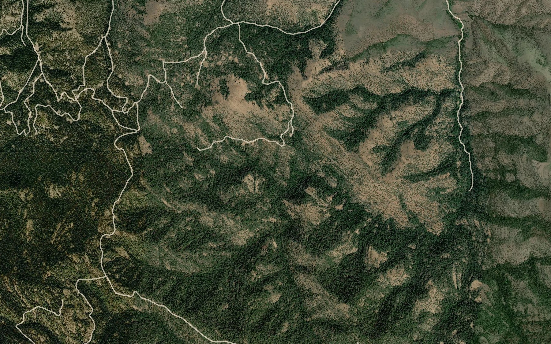Satellite map of the Breathing Spring