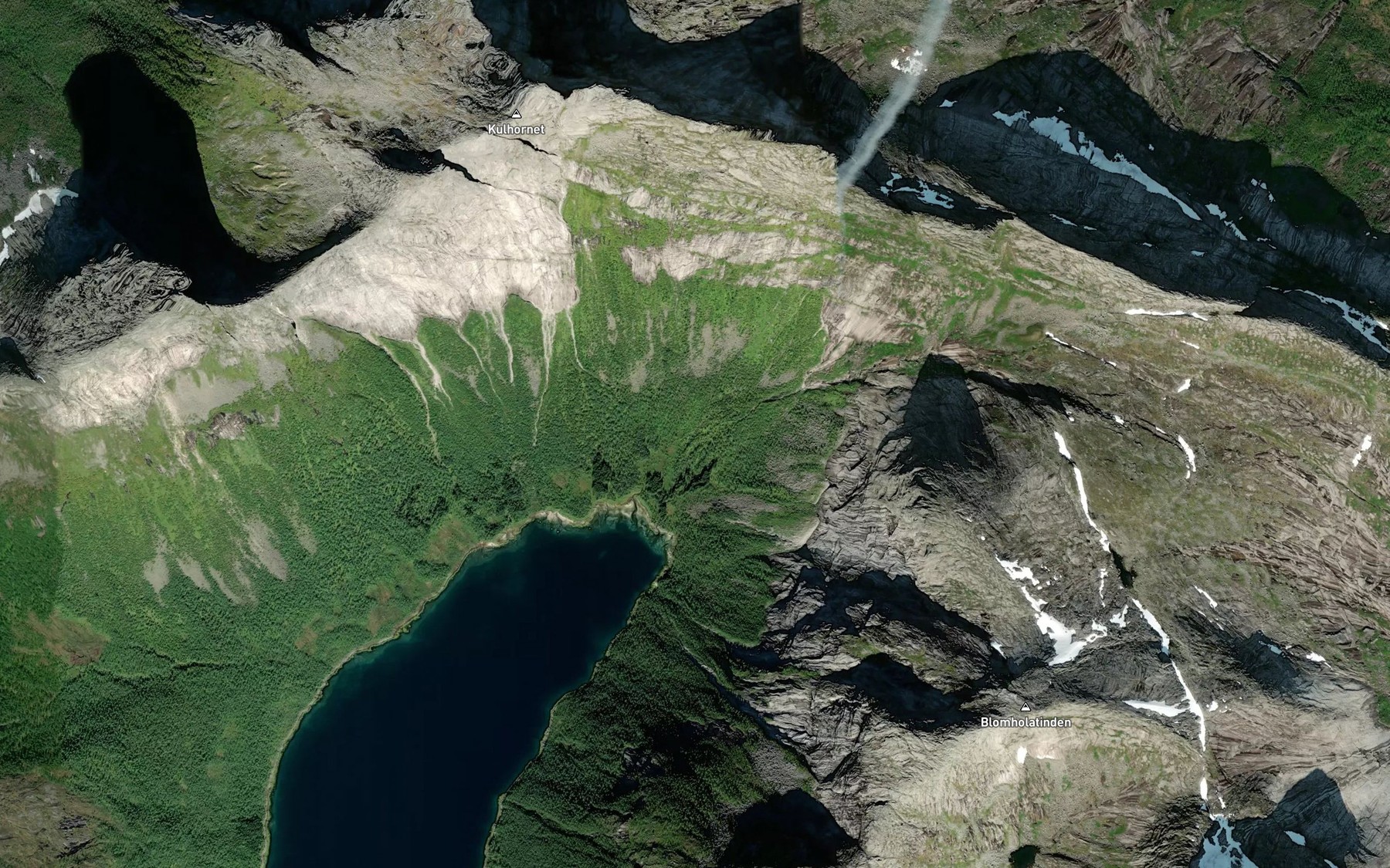Satellite map of the Sildpollelva
