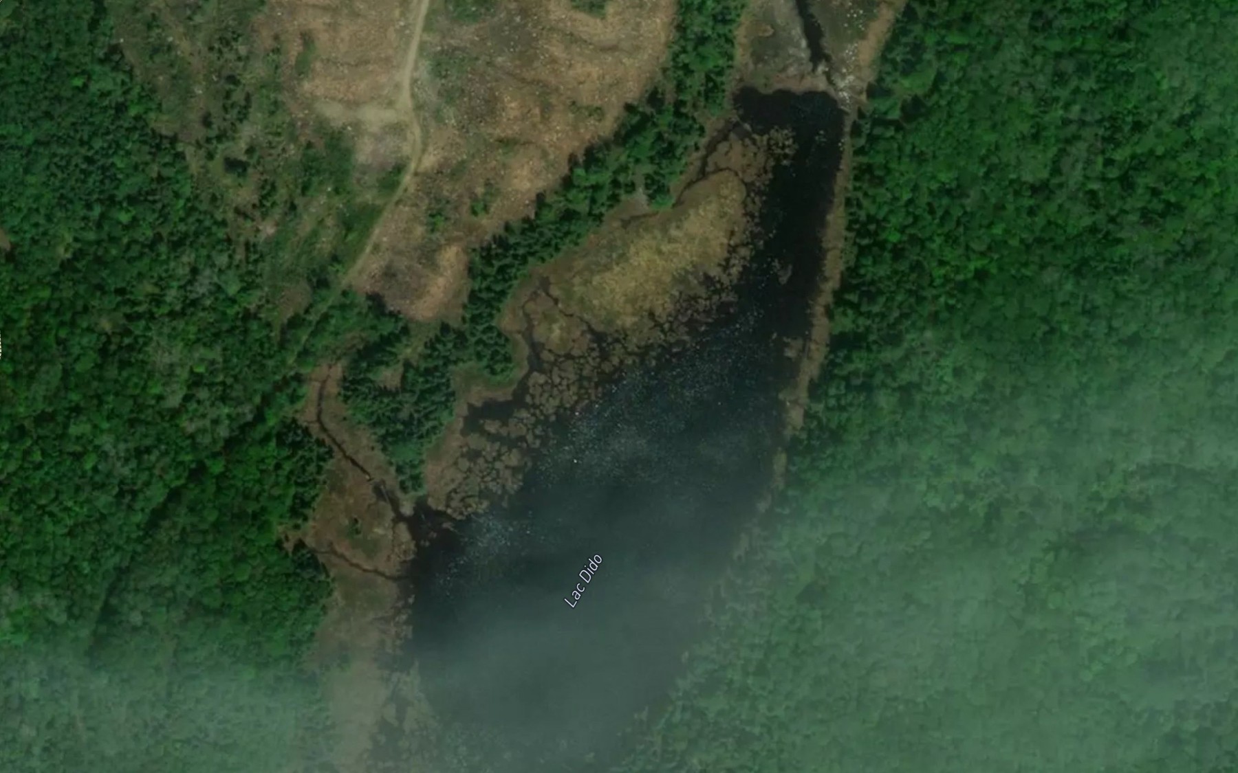 Satellite map of the Lac Dido