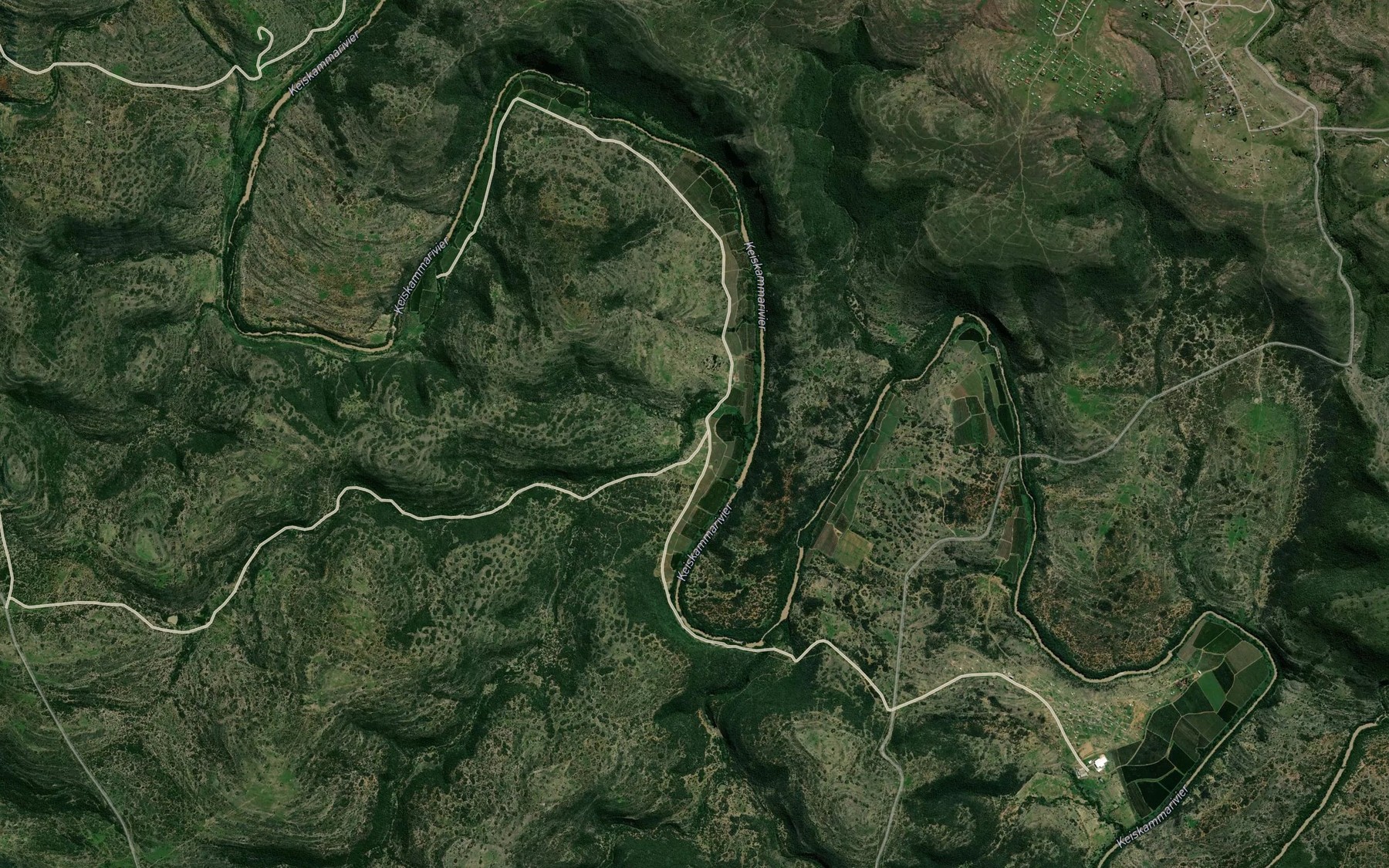 Satellite map of the Dabayiya