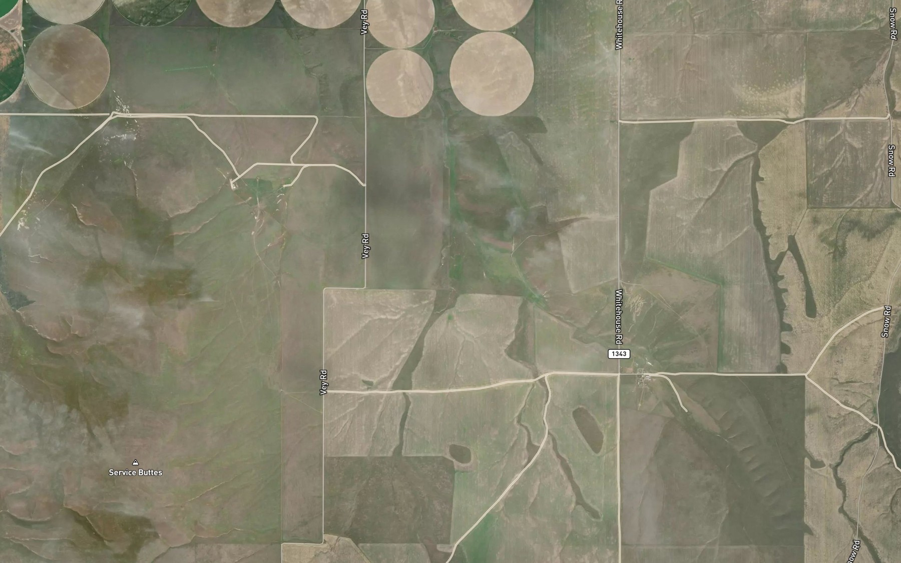 Satellite map of the Vey Spring