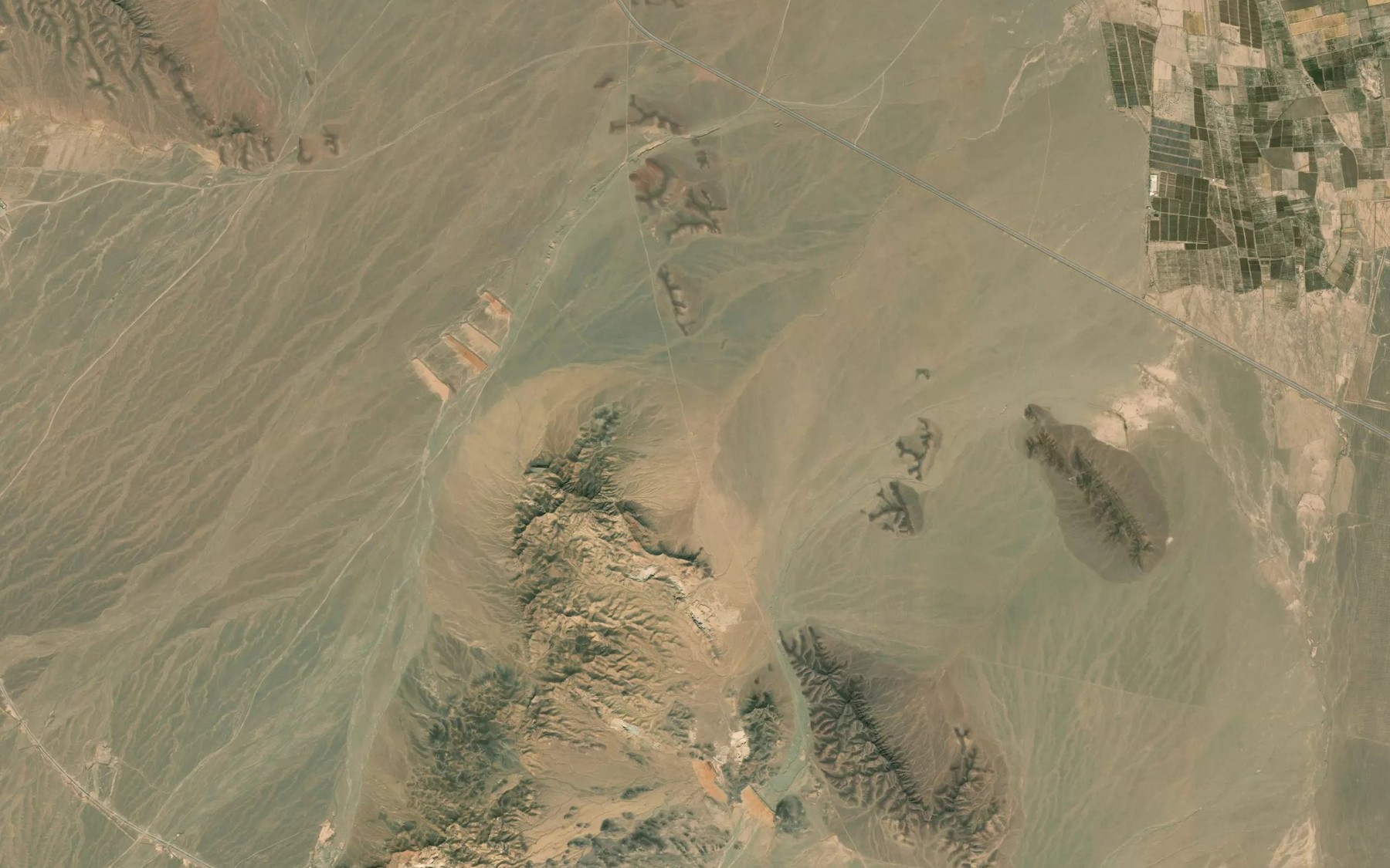 Satellite map of the Howz-e Khoshk