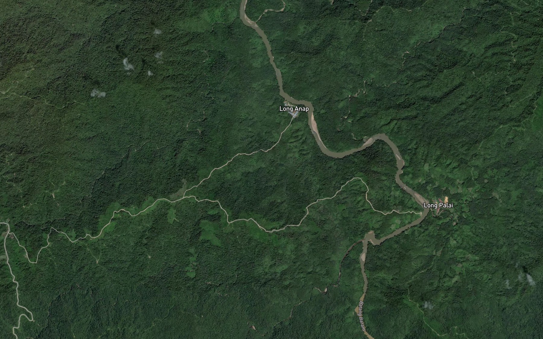 Satellite map of the Sungai Luru
