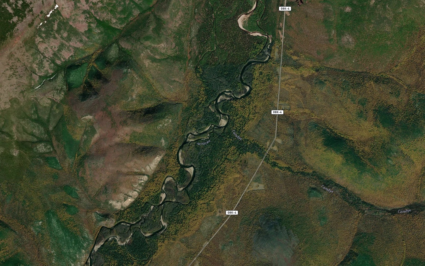Satellite map of the Gal'buk
