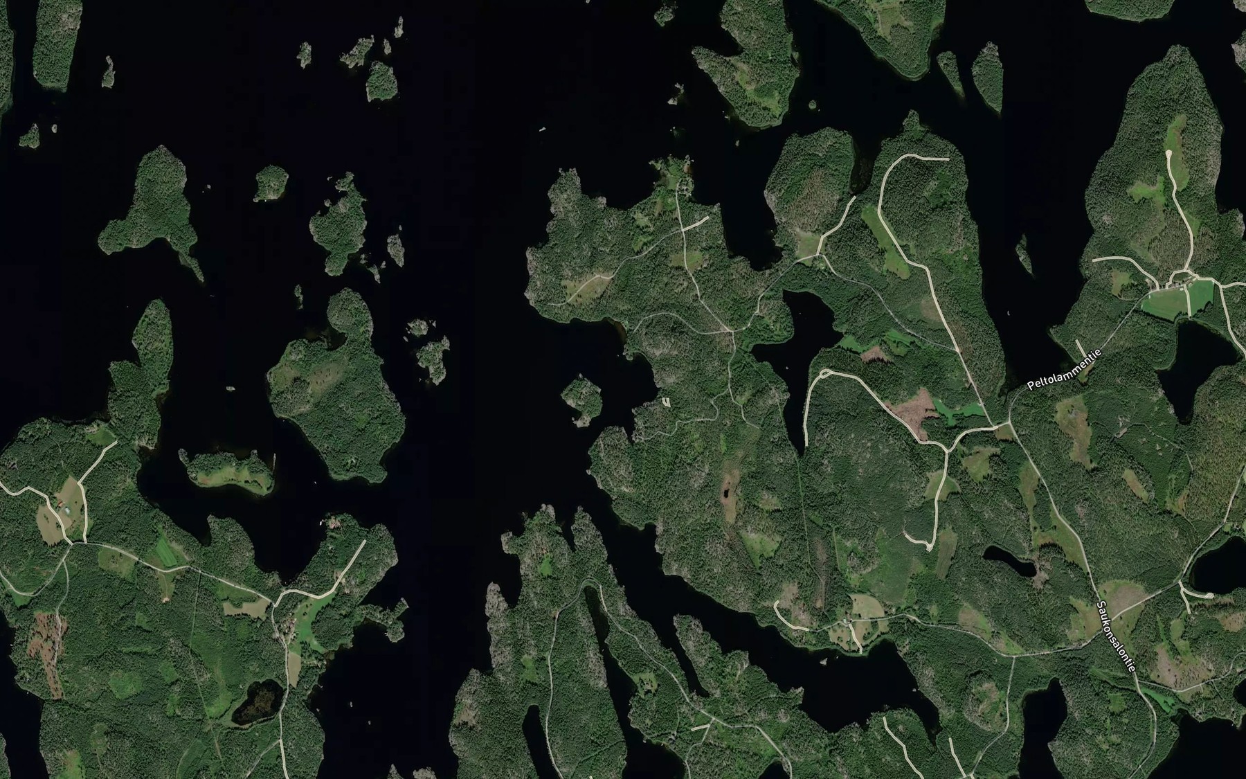 Satellite map of the Aittalahti