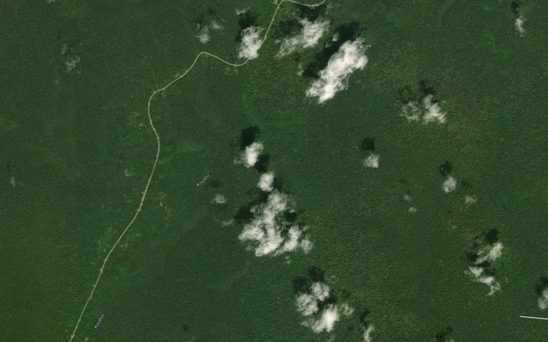 Satellite map of the Libe