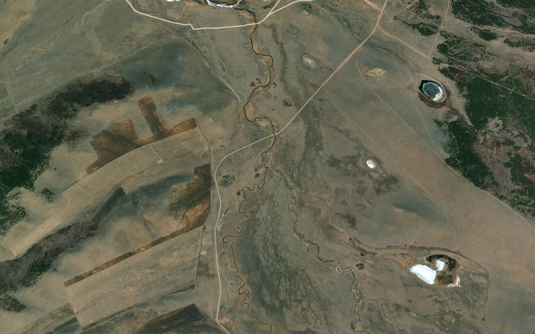 Satellite map of the Zun-Ul'durga