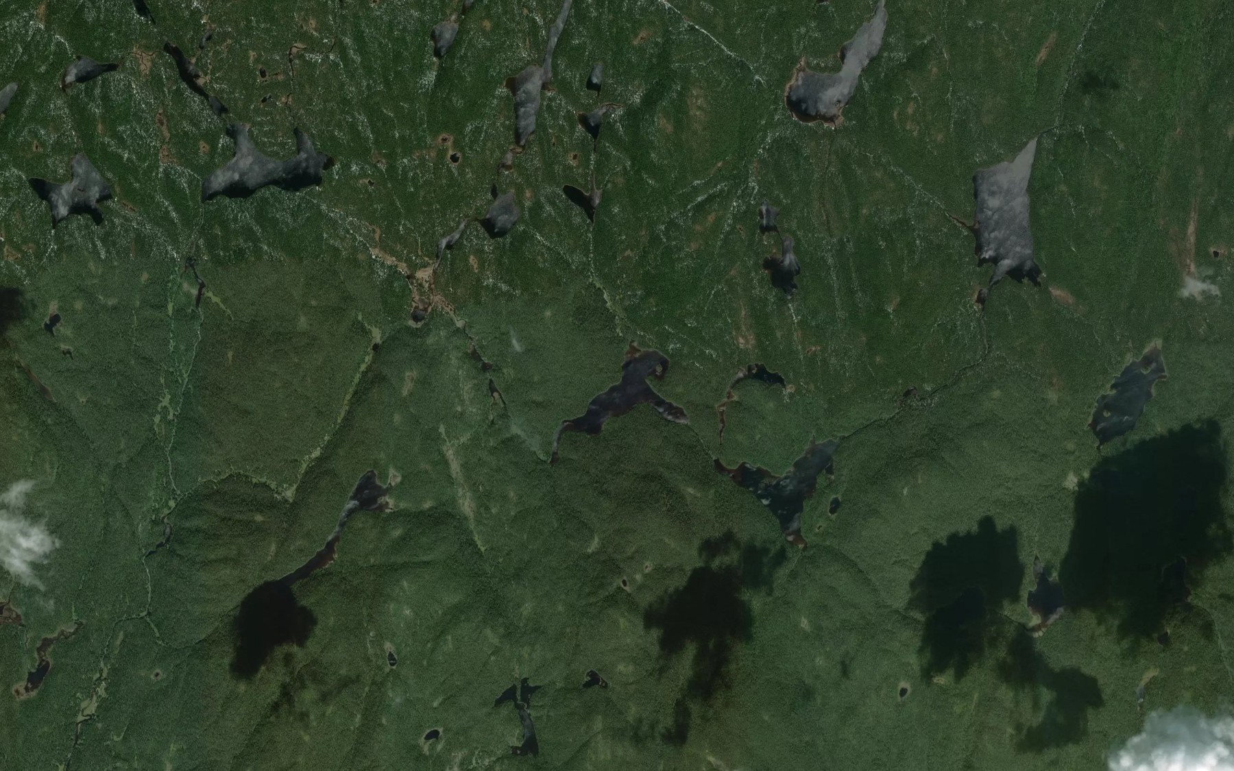 Satellite map of the Lac du Carrousel
