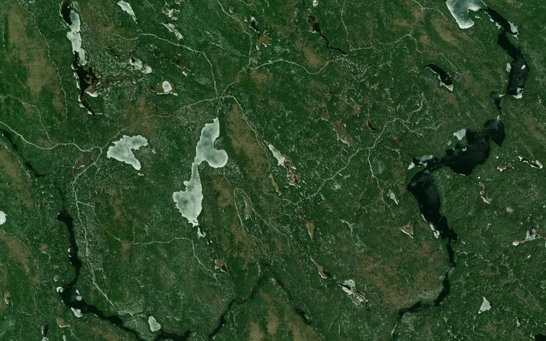 Satellite map of the Lac de la Souris