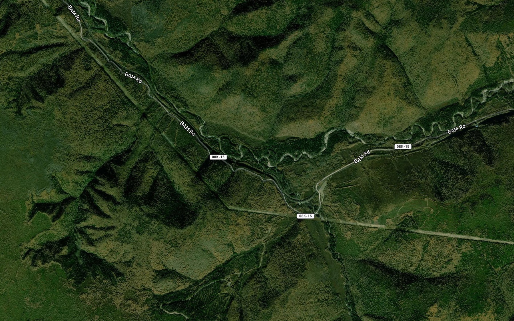 Satellite map of the Naldyndya