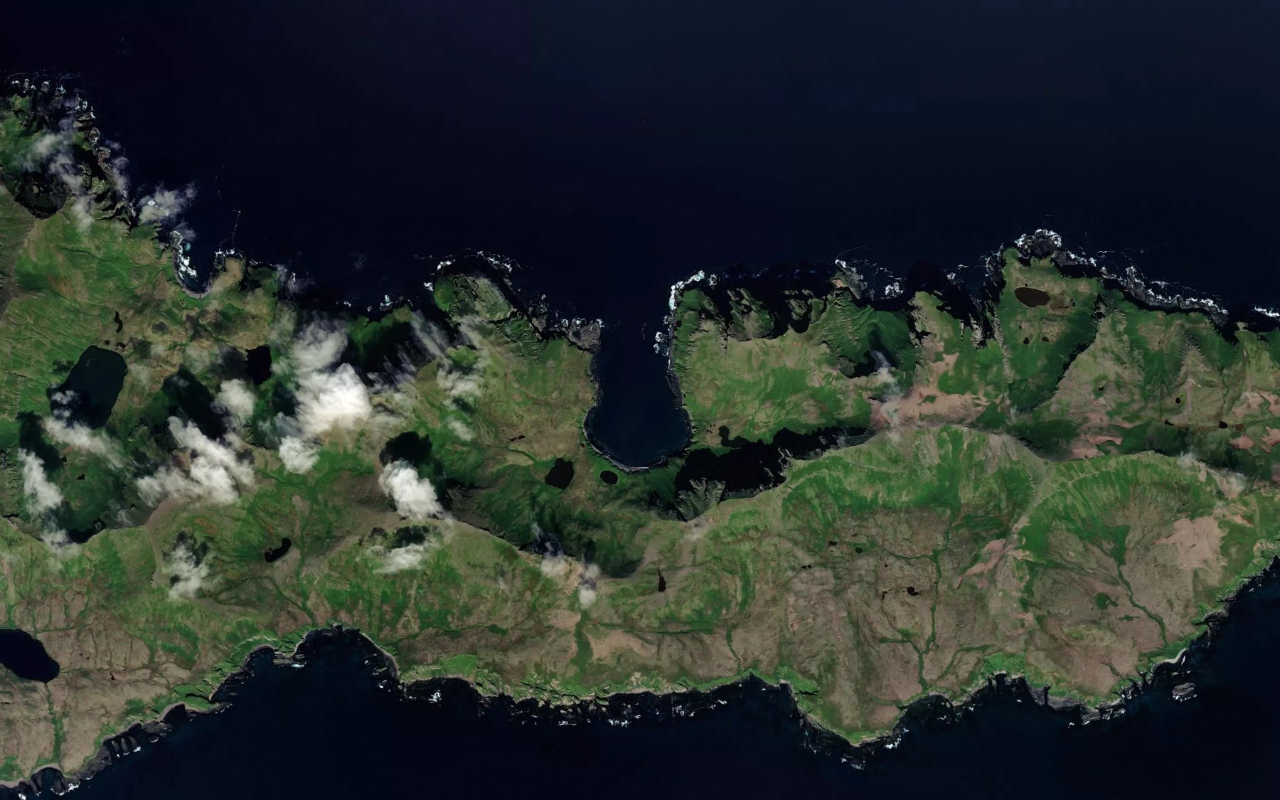 Satellite map of the Qaluga
