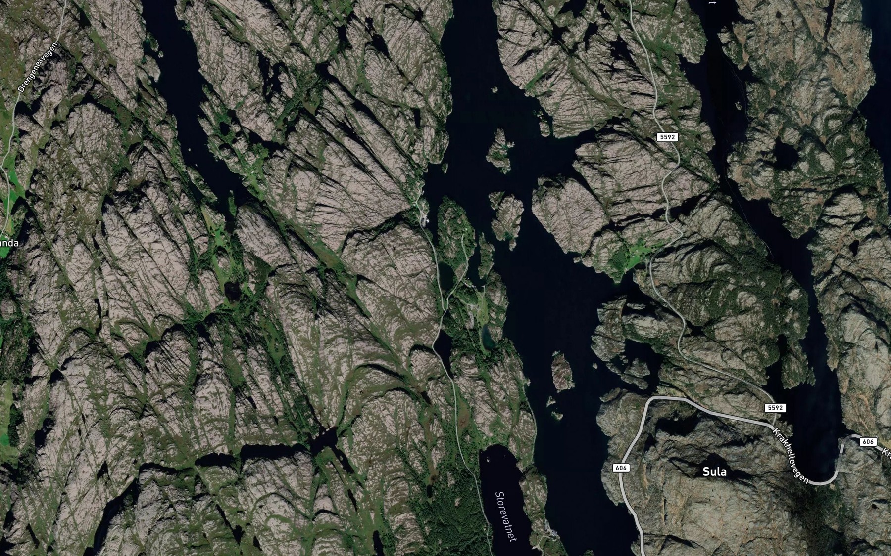 Satellite map of the Vaulepoyla