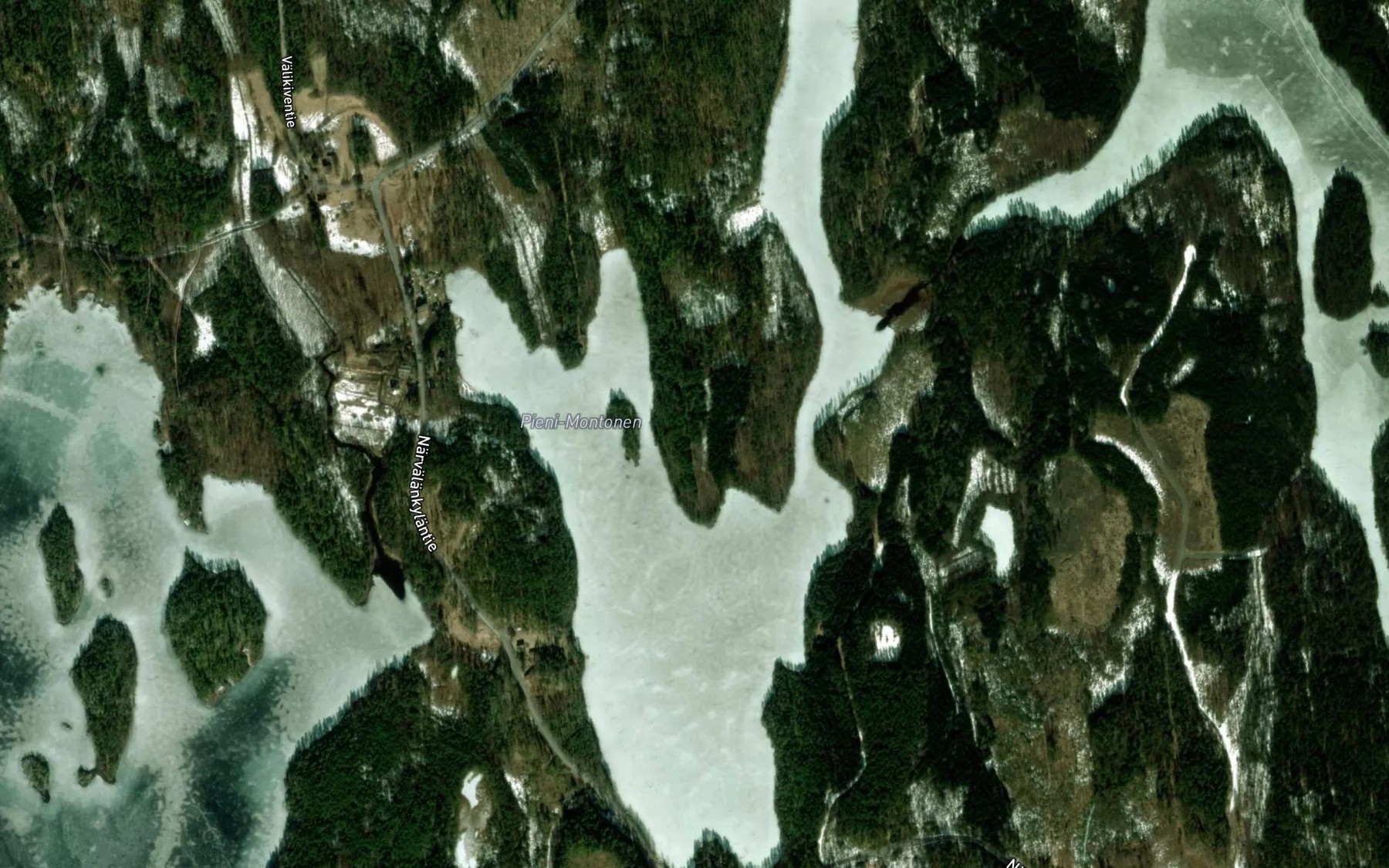Satellite map of the Pieni-Montonen