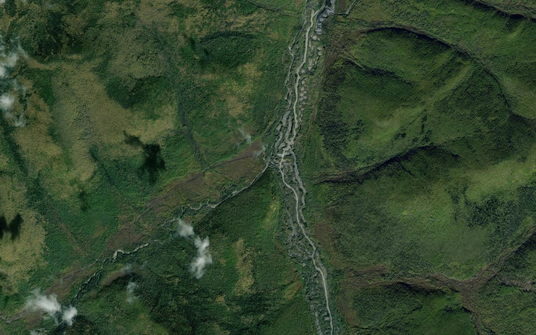 Satellite map of the Karyspytakh