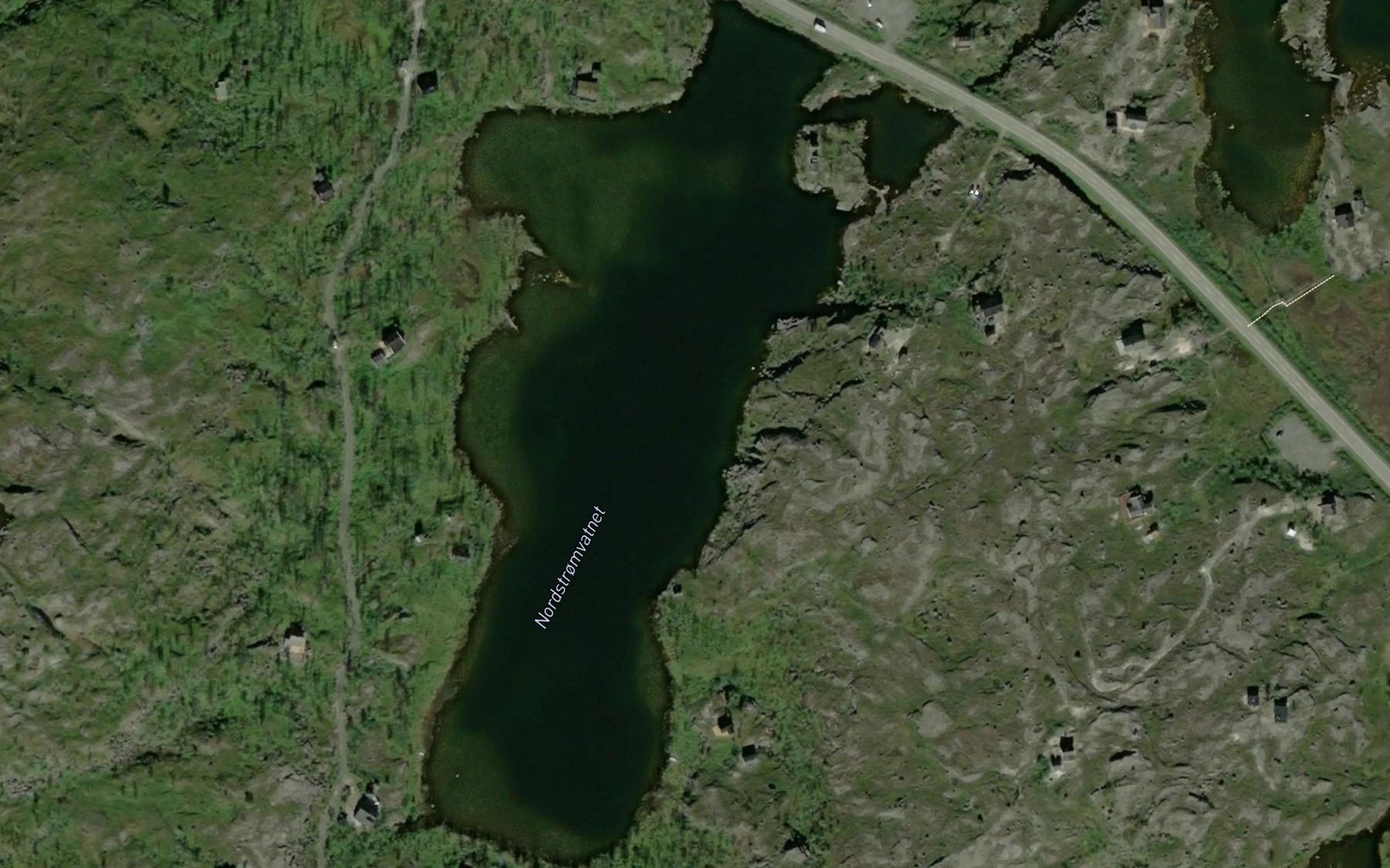 Satellite map of the Nordstraumvatnet