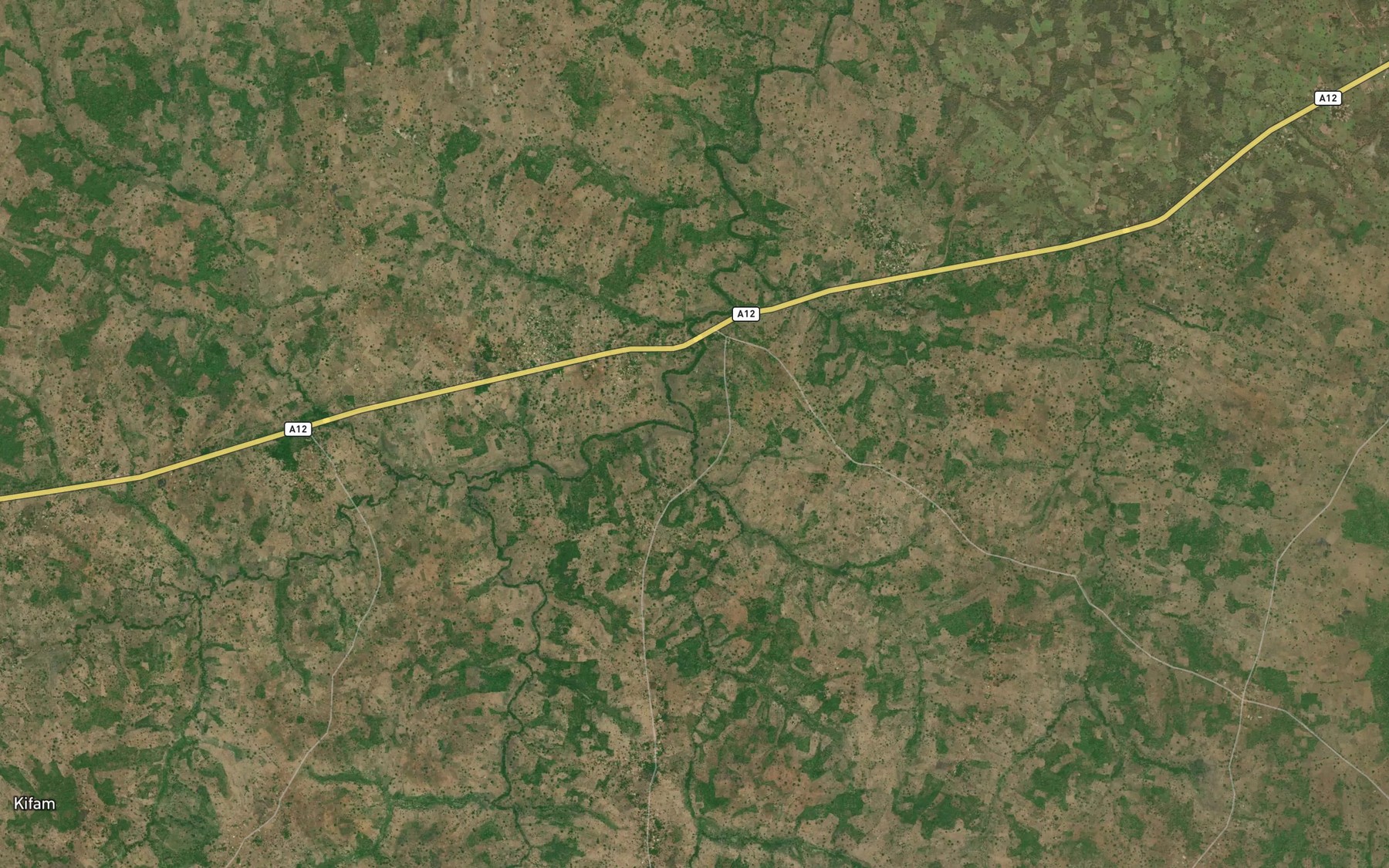Satellite map of the River Nabarinyo