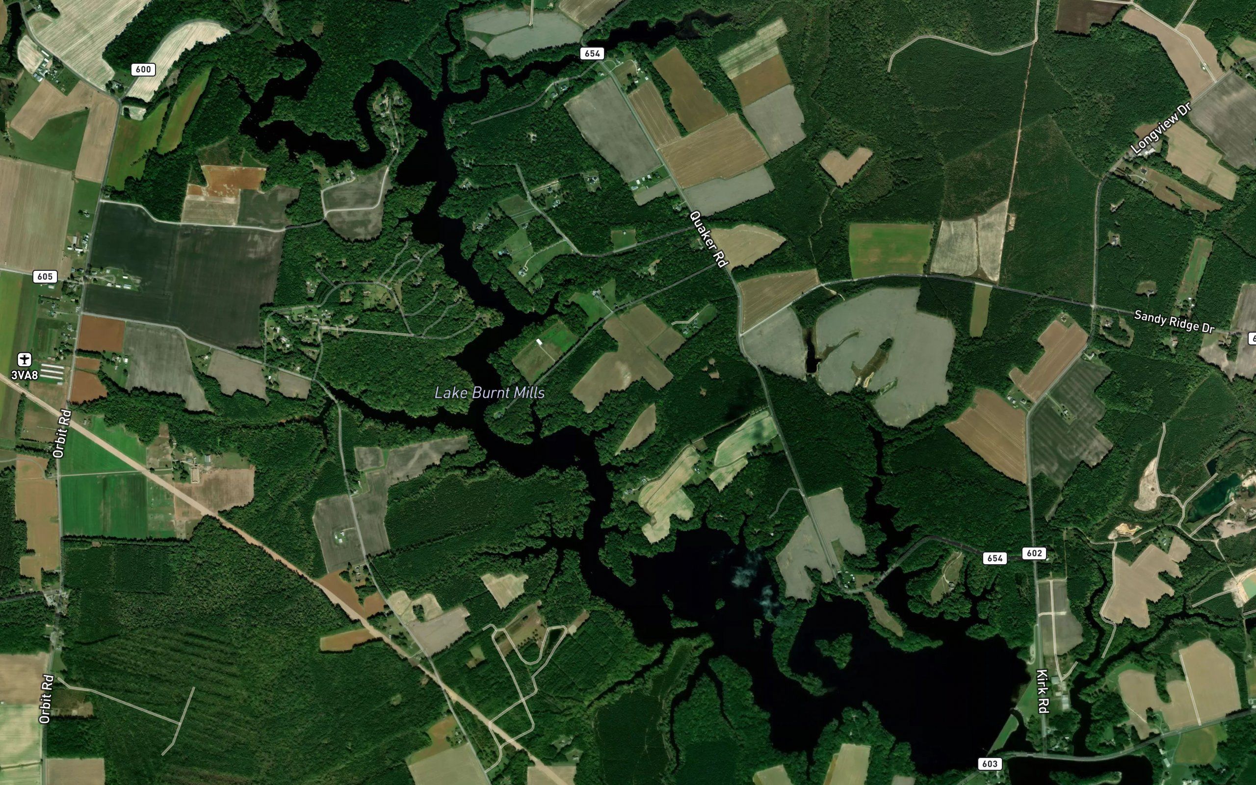 Lake Burnt Mills
