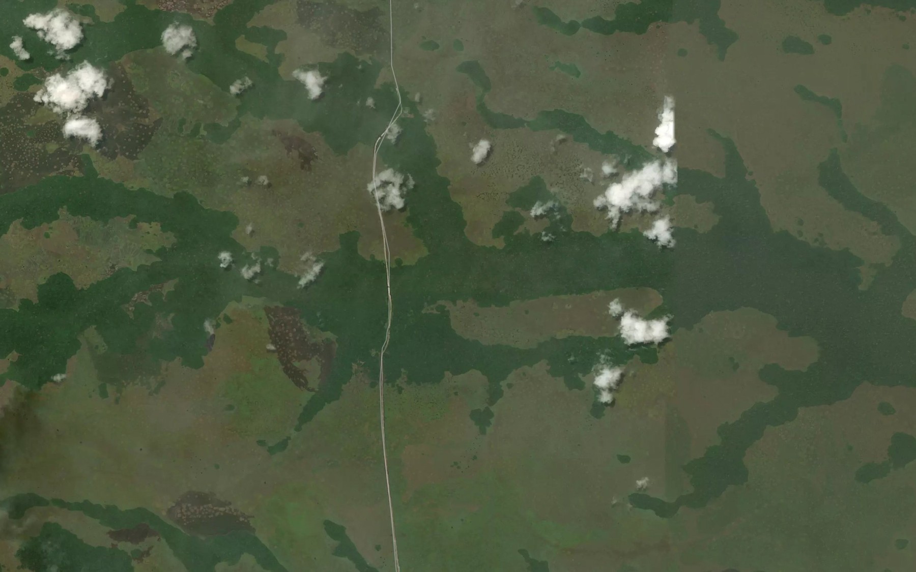 Satellite map of the Moinepoula