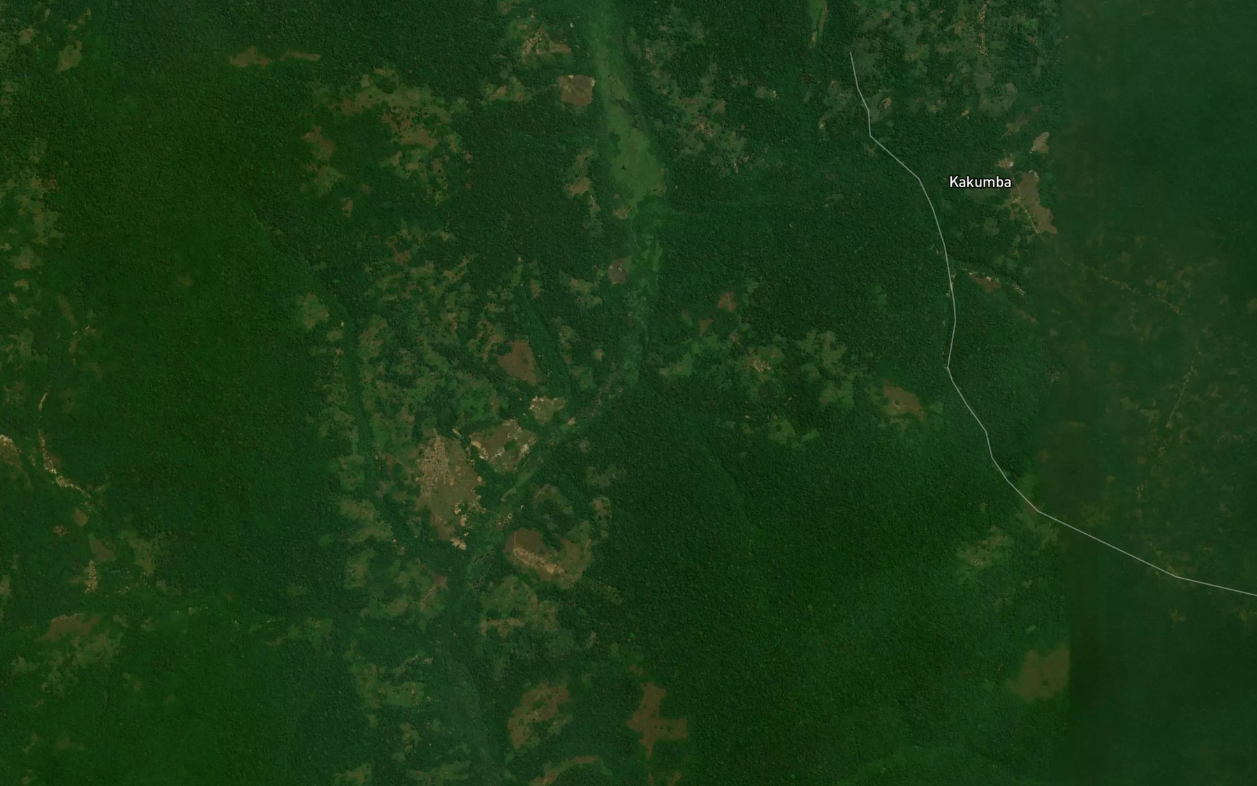 Satellite map of the Kamishanga