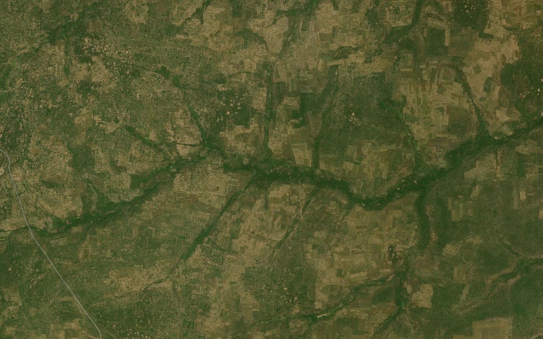Satellite map of the River Naru