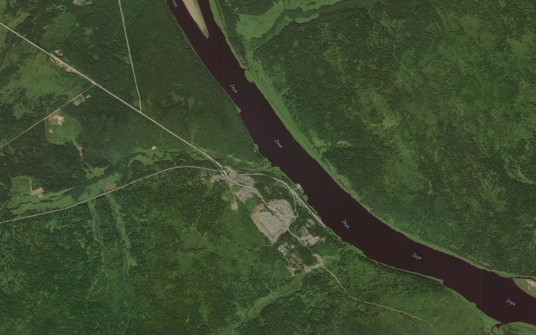 Satellite map of the Chukan