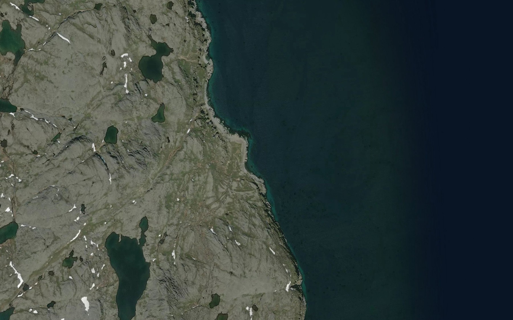 Satellite map of the Lille Studentervika