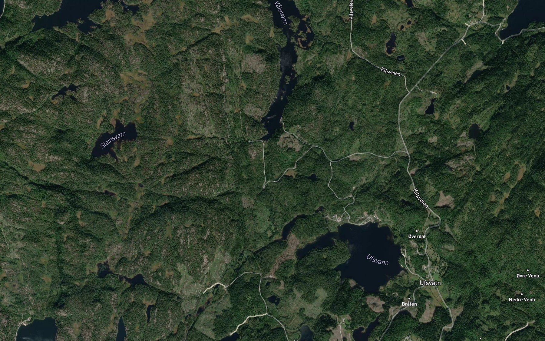 Satellite map of the Valevassbekken