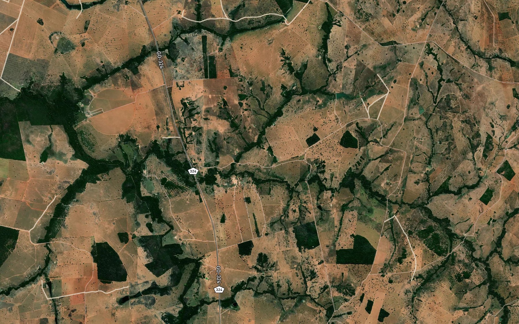 Satellite map of the Corrego Fundo